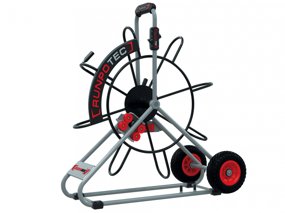 RUNPOTEC 20405 GF7.5/9 Navíjecí stojan, Ø 730mm, pro pero ze skelného vlákna Ø 7,5-9mm, pojízdný RUNPOTEC 20405 GF7.5/9 Navíjecí stojan, Ø 730mm, pro pero ze skelného vlákna Ø 7,5-9mm, pojízdný